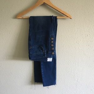 Free People distressed skinny jeans